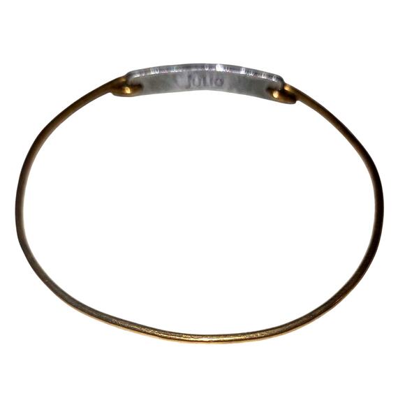 Julio "Love" Wire Bangle Bracelet - Picture 4 of 8